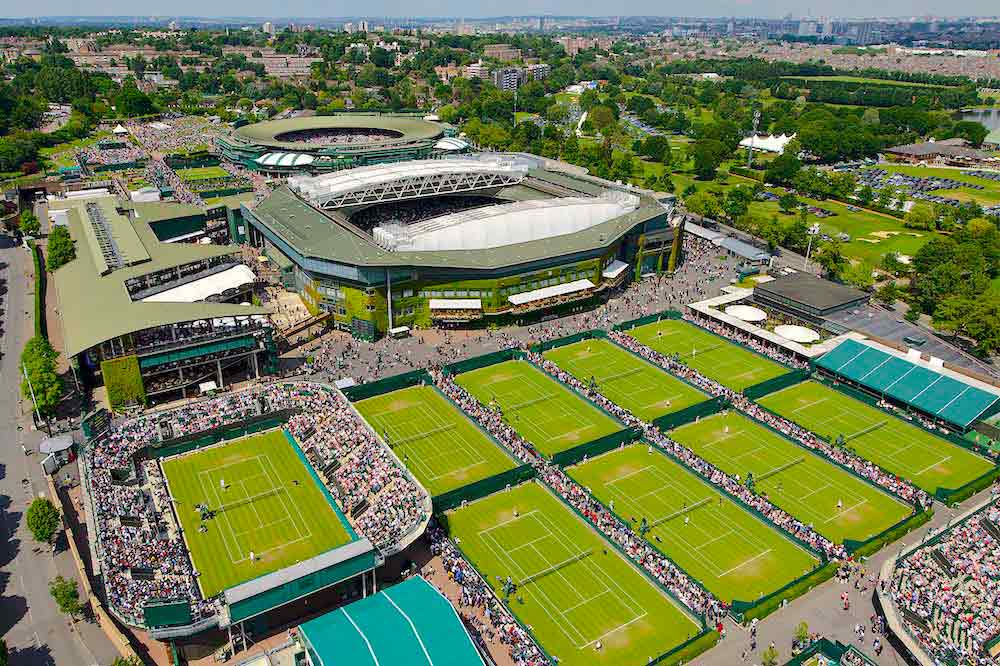 Wimbledon tennis courts