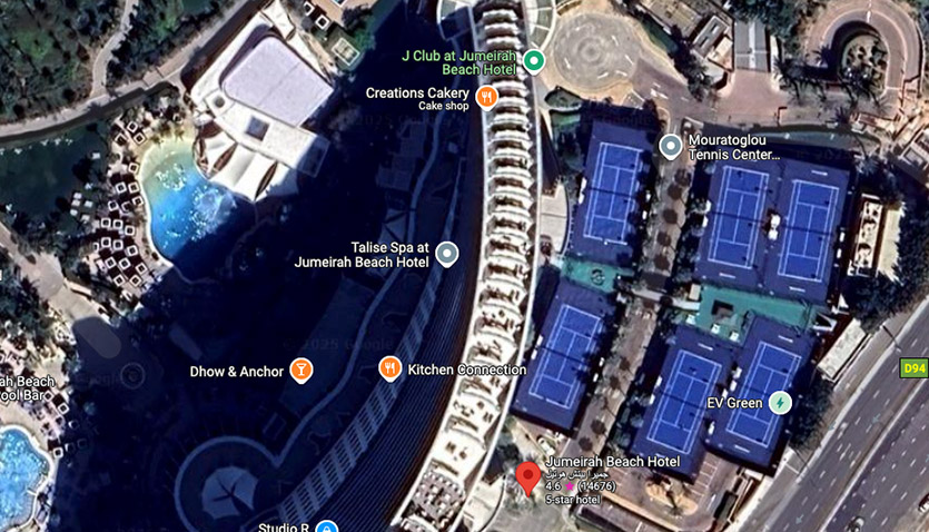 Jumeirah Beach Hotel Tennis Courts