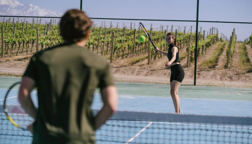 La Morada Lodge Tennis Players