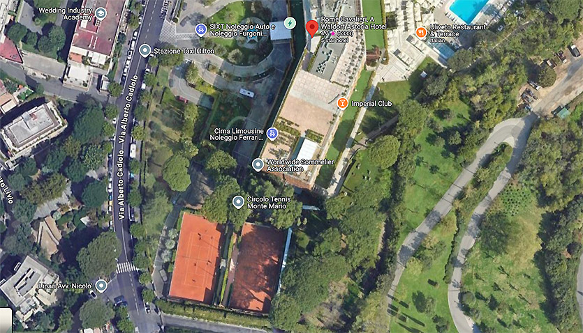 Rome Cavalieri - Waldorf Astoria Tennis Courts