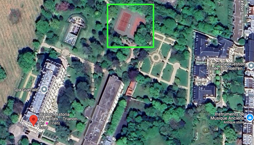 Versailles tennis court